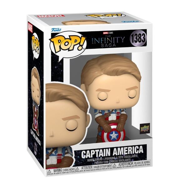 Funko Pop Captain America Steve Rogers Upper Deck Funko Redemption #1383 - Picture 1 of 5